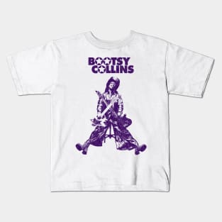 Retro Bootsy Collin 2 Guitar Kids T-Shirt